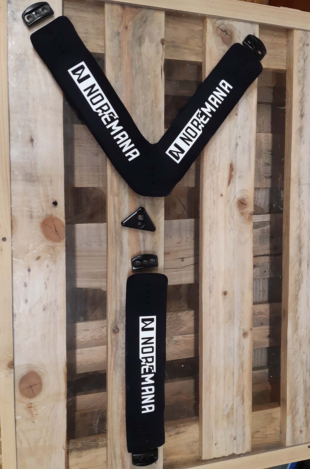 Footstraps en V / Foil set